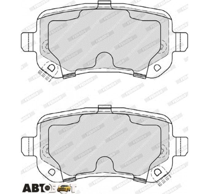 Гальмівні колодки FERODO FE FDB4196, ціна: 1 873 грн.