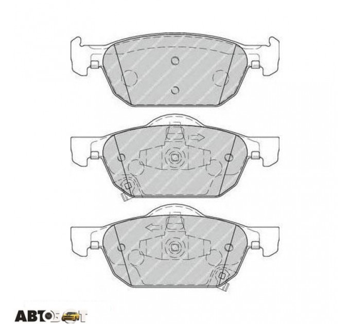 Гальмівні колодки FERODO FDB4269, ціна: 2 080 грн.