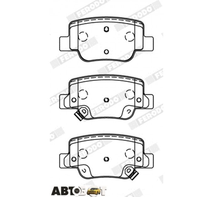 Тормозные колодки FERODO FE FDB4275, цена: 1 748 грн.