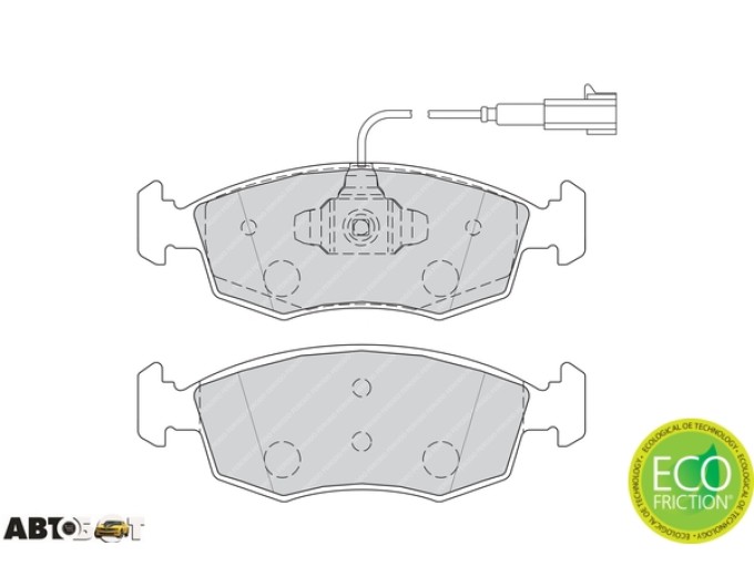 Тормозные колодки FERODO FE FDB4353, цена: 3 004 грн.