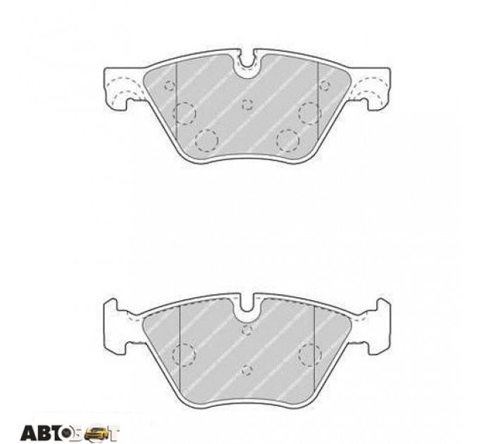 Тормозные колодки FERODO FDB4380, цена: 2 578 грн.