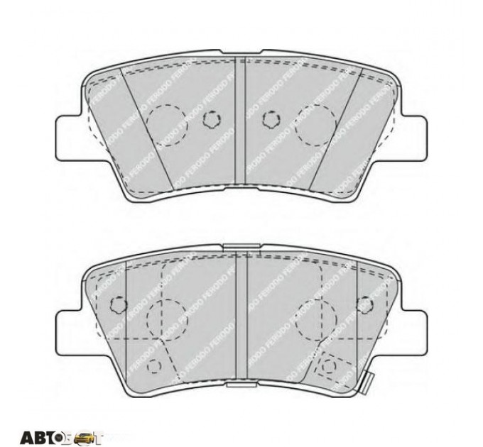 Тормозные колодки FERODO FDB4387, цена: 1 656 грн.