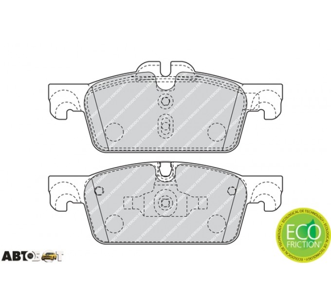 Тормозные колодки FERODO FE FDB4405, цена: 2 315 грн.