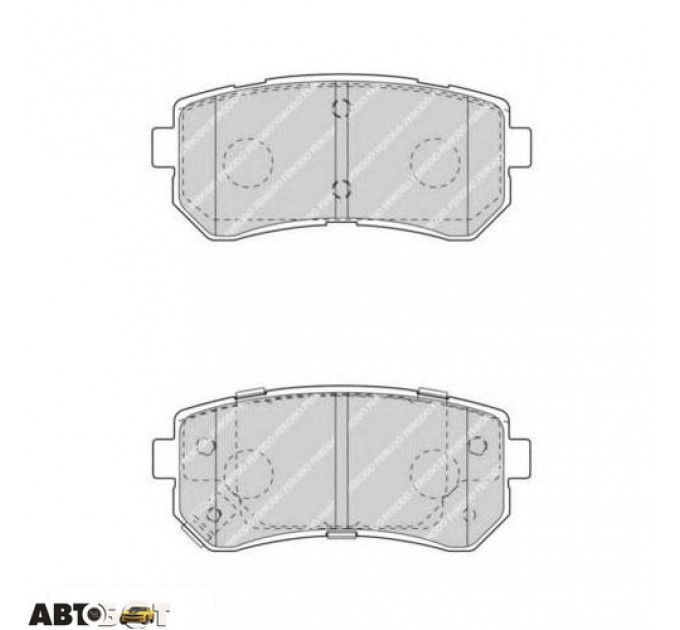 Гальмівні колодки FERODO FDB4408, ціна: 1 299 грн.