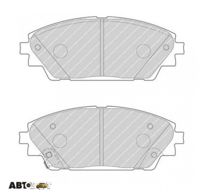 Гальмівні колодки FERODO FDB4446, ціна: 1 736 грн.