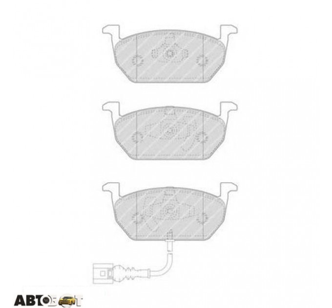 Гальмівні колодки FERODO FDB4454, ціна: 2 241 грн.
