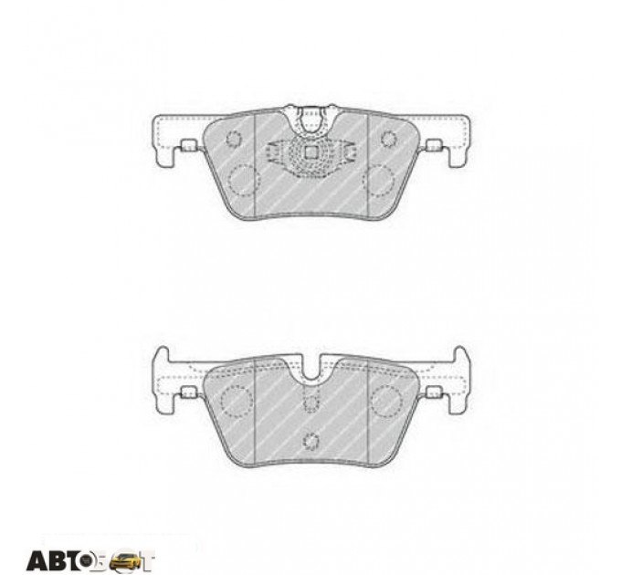 Гальмівні колодки FERODO FDB4670, ціна: 1 852 грн.