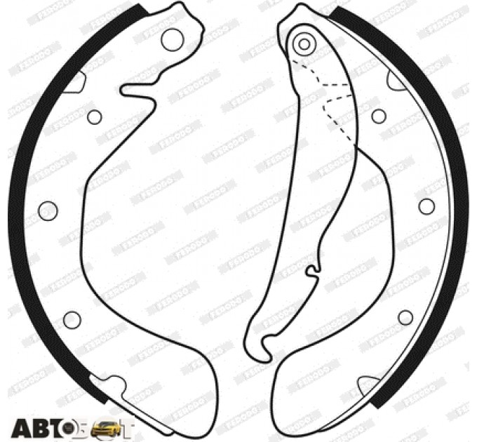Тормозные колодки FERODO FE FSB334, цена: 1 335 грн.