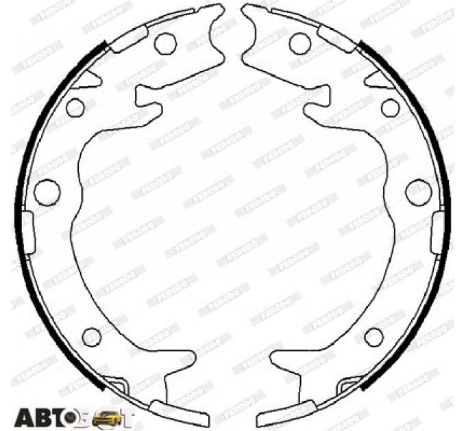 Гальмівні колодки FERODO FE FSB4019, ціна: 2 716 грн.