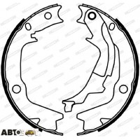 Гальмівні колодки FERODO FE FSB4045