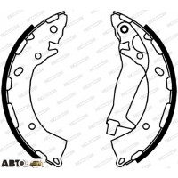 Гальмівні колодки FERODO FE FSB4047