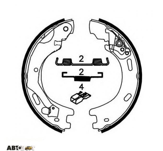 Тормозные колодки FERODO FSB4062, цена: 4 320 грн.