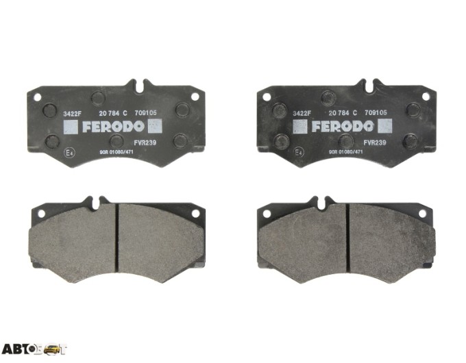 Тормозные колодки FERODO FE FVR239, цена: 3 919 грн.