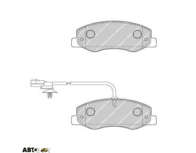 Тормозные колодки FERODO FE FVR4349, цена: 4 703 грн.