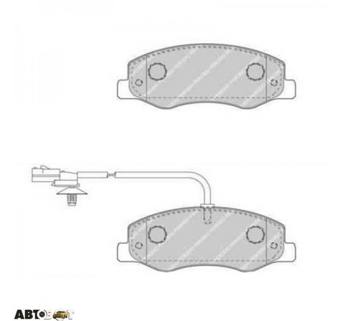 Тормозные колодки FERODO FE FVR4349, цена: 2 561 грн.