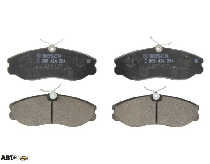 Гальмівні колодки Bosch 0986424204, ціна: 2 766 грн.