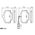 Гальмівні колодки Bosch 0986424267, ціна: 3 999 грн.