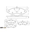 Гальмівні колодки Bosch 0986424284, ціна: 2 688 грн.