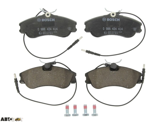 Гальмівні колодки Bosch 0986424414, ціна: 2 608 грн.