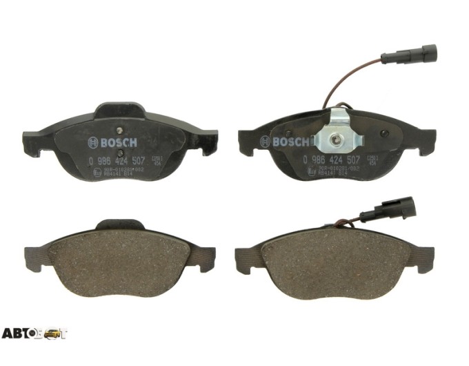 Тормозные колодки Bosch 0986424507, цена: 2 373 грн.