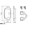 Гальмівні колодки Bosch 0986424528, ціна: 2 627 грн.