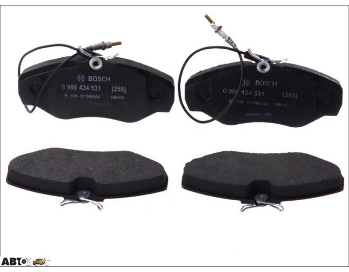 Тормозные колодки Bosch 0986424531, цена: 2 126 грн.