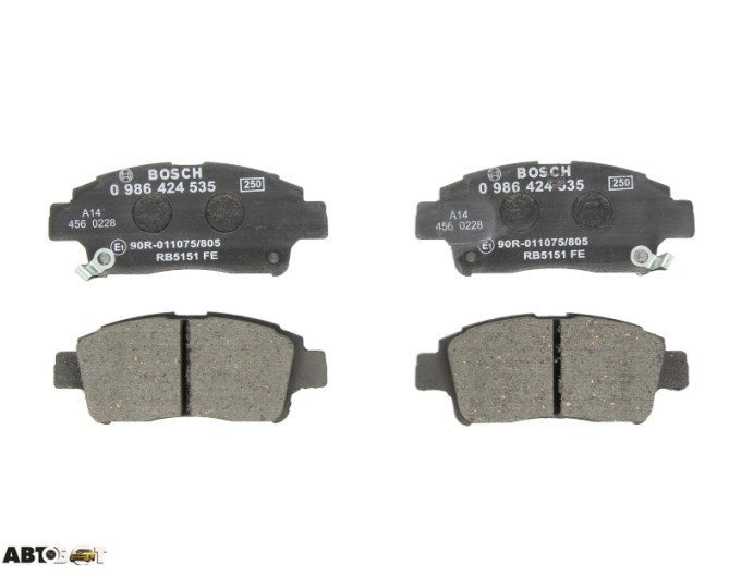 Тормозные колодки Bosch 0 986 424 535, цена: 1 688 грн.