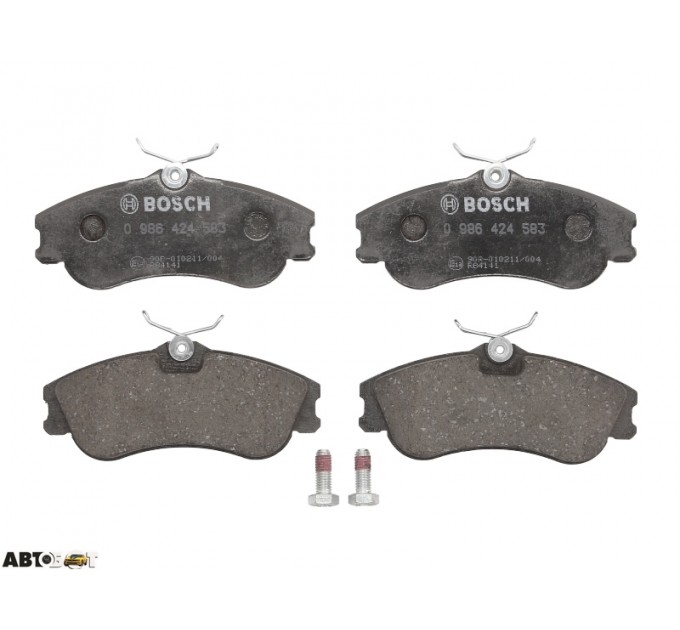 Тормозные колодки Bosch 0986424583, цена: 1 285 грн.