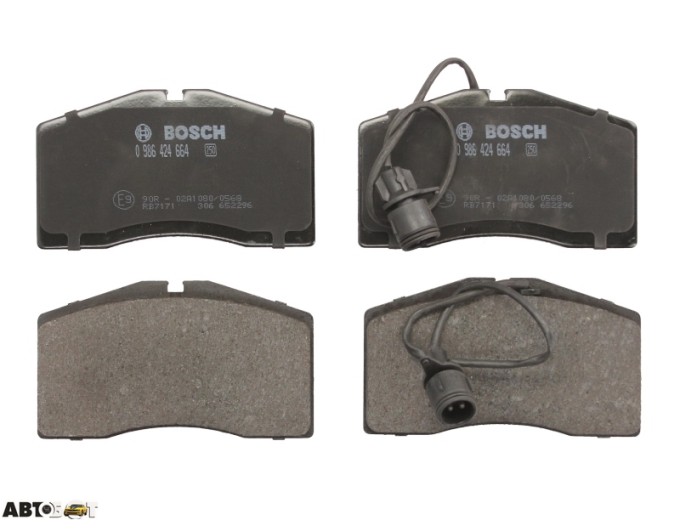 Тормозные колодки Bosch 0986424664, цена: 3 053 грн.
