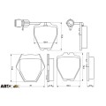 Тормозные колодки Bosch 0986424689, цена: 4 068 грн.