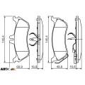 Тормозные колодки Bosch 0986424708, цена: 3 419 грн.