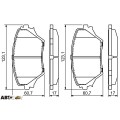 Тормозные колодки Bosch 0986424719, цена: 2 392 грн.