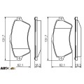 Тормозные колодки Bosch 0986424721, цена: 3 685 грн.