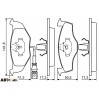 Тормозные колодки Bosch 0986424723, цена: 1 115 грн.