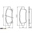 Тормозные колодки Bosch 0986424762, цена: 2 014 грн.