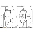 Гальмівні колодки Bosch 0986424765, ціна: 2 176 грн.