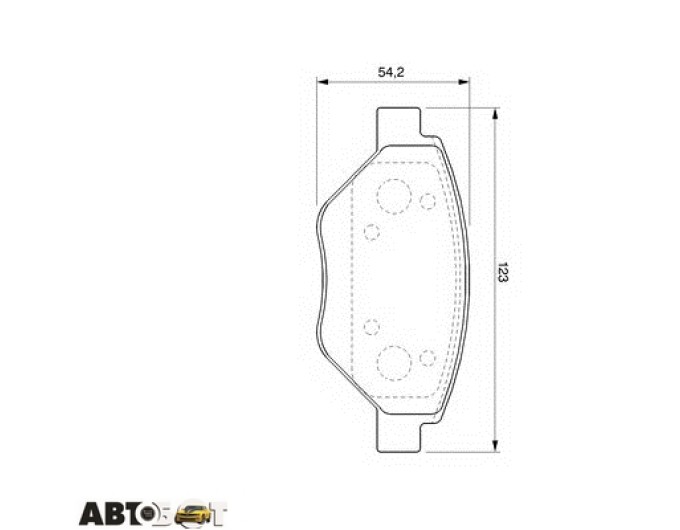 Тормозные колодки Bosch 0986424774, цена: 1 990 грн.