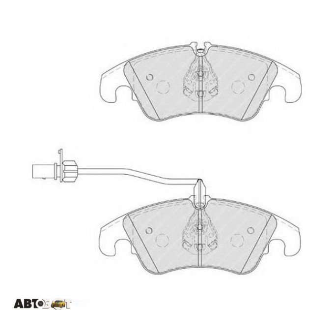 Гальмівні колодки FERODO FDB4044, ціна: 3 175 грн.