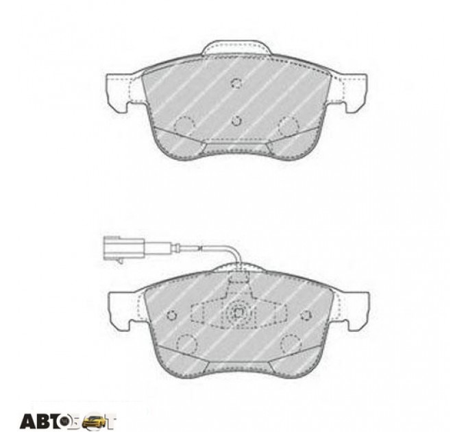 Гальмівні колодки FERODO FDB4338, ціна: 2 240 грн.