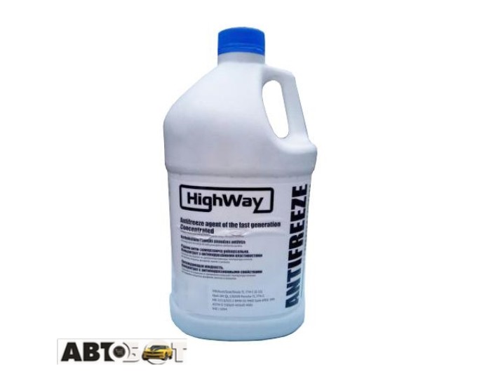 Антифриз High Way G11 синій концентрат 3,78л, ціна: 769 грн.