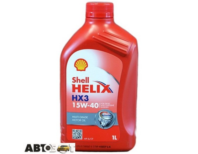 Моторное масло SHELL Helix HX3 15W-40 4л, цена: 2 493 грн.