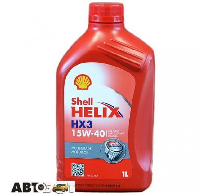Моторна олива SHELL Helix HX3 15W-40 1л, ціна: 416 грн.