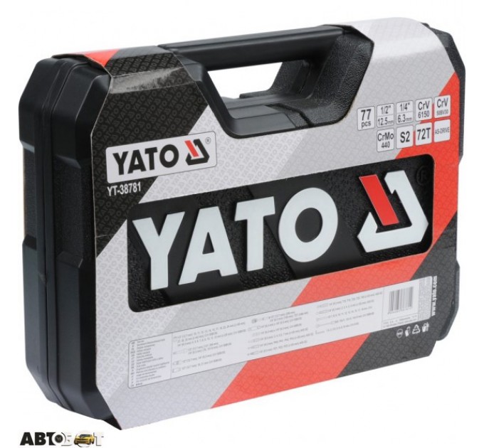 Набор инструментов YATO YT-38781, цена: 5 833 грн.