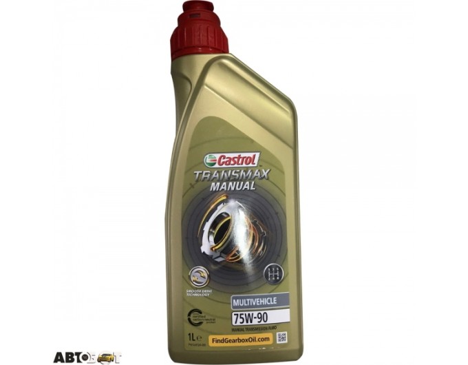 Трансмісійна олива CASTROL TRANSMAX MANUAL MULTIVEHICLE 75W-90 1л, ціна: 799 грн.