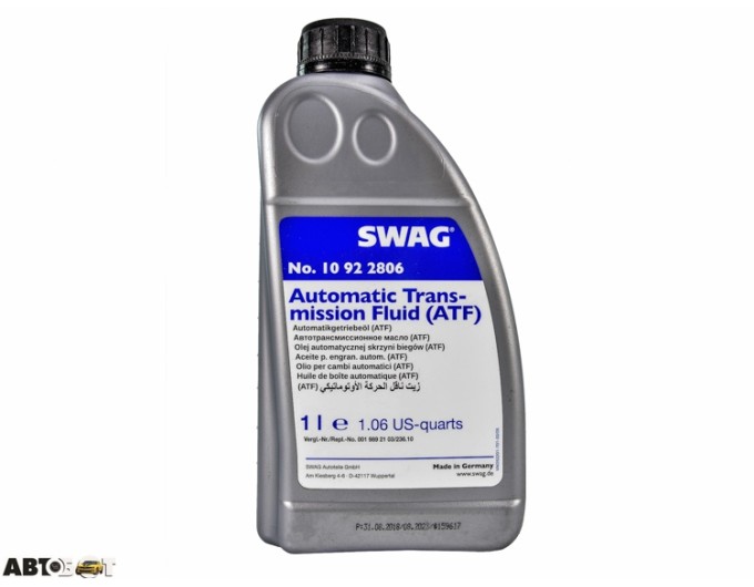 Трансмиссионное масло Swag ATF 10922806 1л, цена: 727 грн.