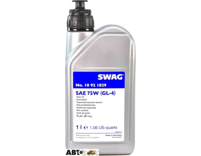 Трансмиссионное масло Swag 75W GL-4 SW 10921829 1л, цена: 993 грн.