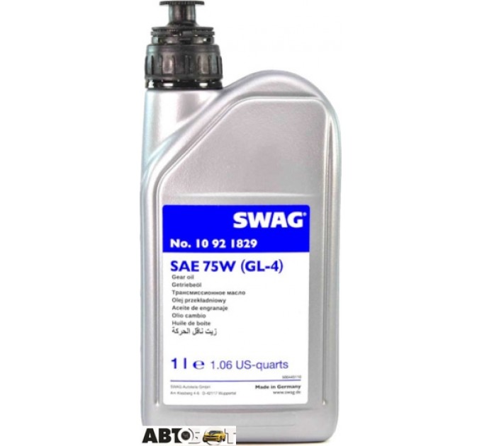 Трансмиссионное масло Swag 75W GL-4 SW 10921829 1л, цена: 651 грн.