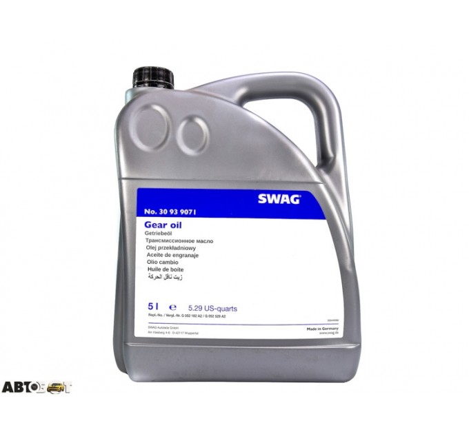 Трансмісійна олива Swag DSG Gearbox Oil SW 30 93 9071 5л, ціна: 3 338 грн.
