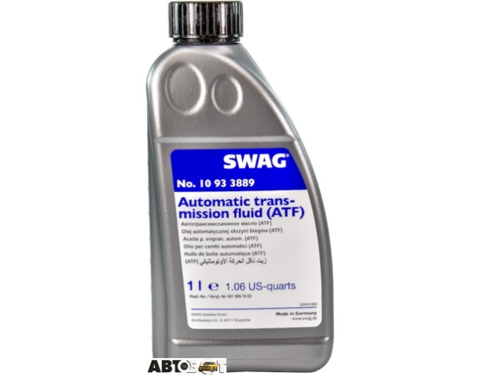 Трансмісійна олива Swag Automatic Transmission Fluid SW 10 93 3889 1л, ціна: 1 040 грн.