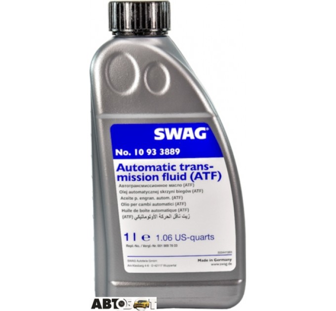 Трансмісійна олива Swag Automatic Transmission Fluid SW 10 93 3889 1л, ціна: 619 грн.